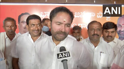 Telangana BJP president G Kishan Reddy sitting on 24-hour hunger strike against KCR govt detained
