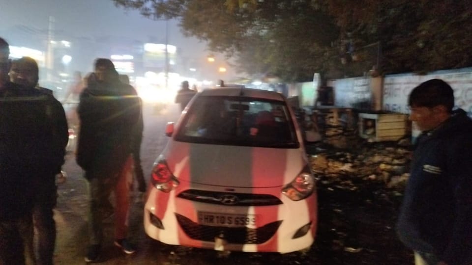 Car driver tried to run over policeman When tried to stop in Sonipat