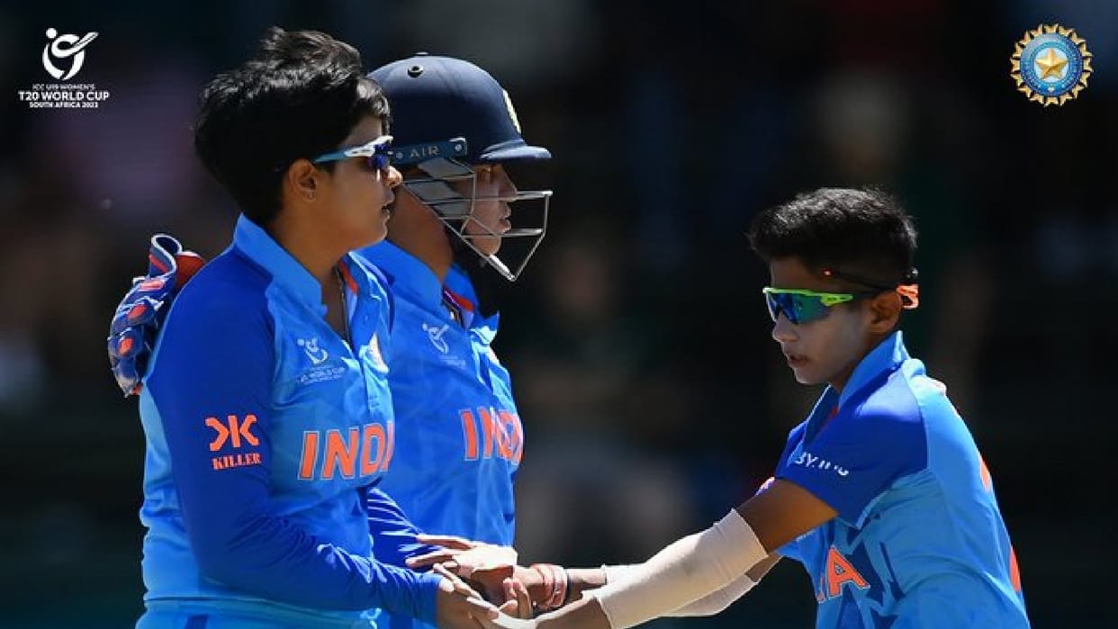 Indian team beat south africa by seven wickets in first match of Women U19 T20 World Cup