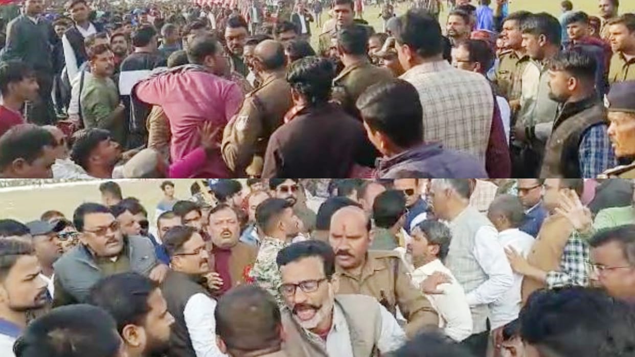MP News Clash between supporters of MLA Neeraj Dixit and Municipal Vice President