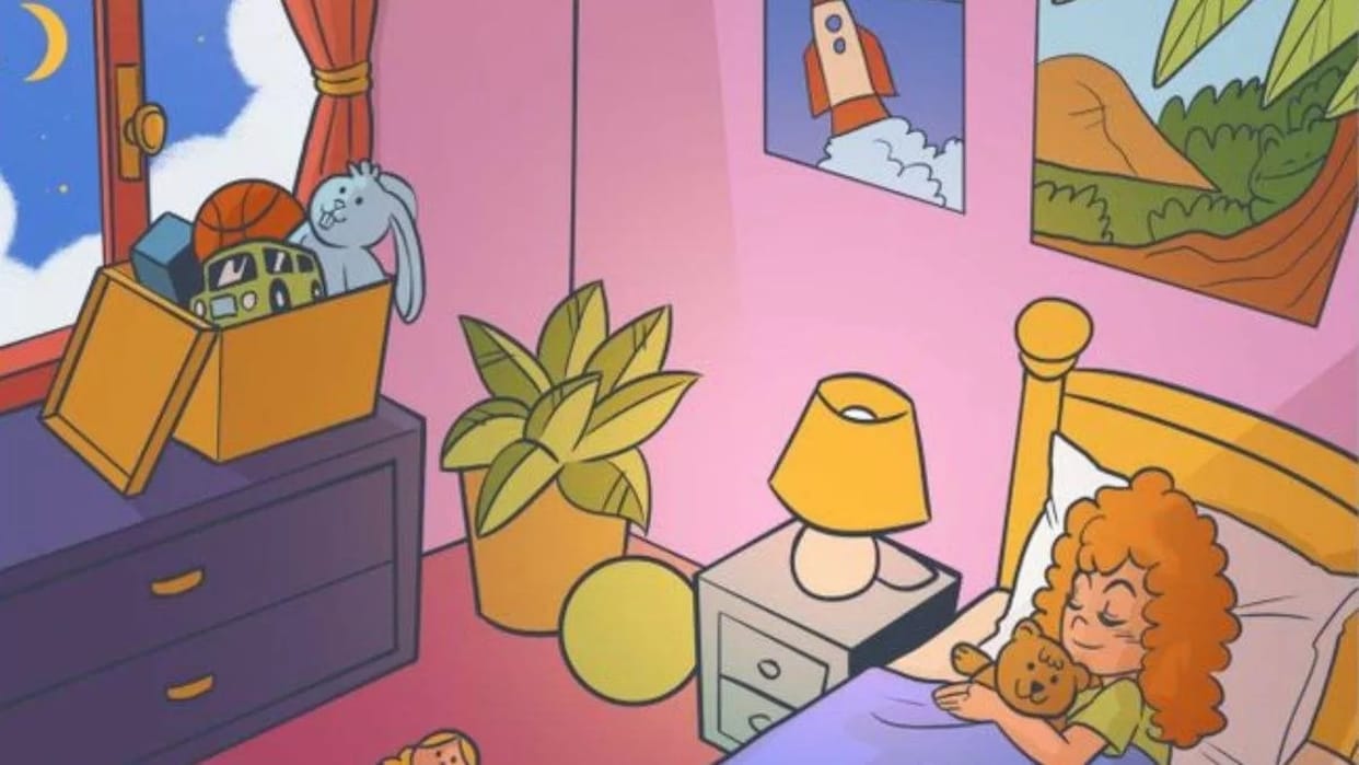 Optical Illusion IQ Test: Only 3% can find Frog hidden inside Girl’s Bedroom in 7 secs Check your brain iq