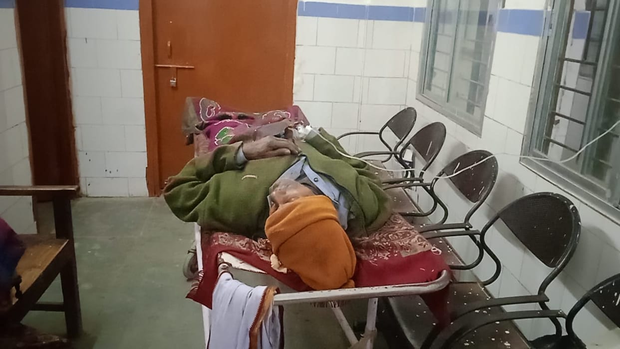 Lahariya cut biker breaks both hands and legs of an elderly person amid awareness programs