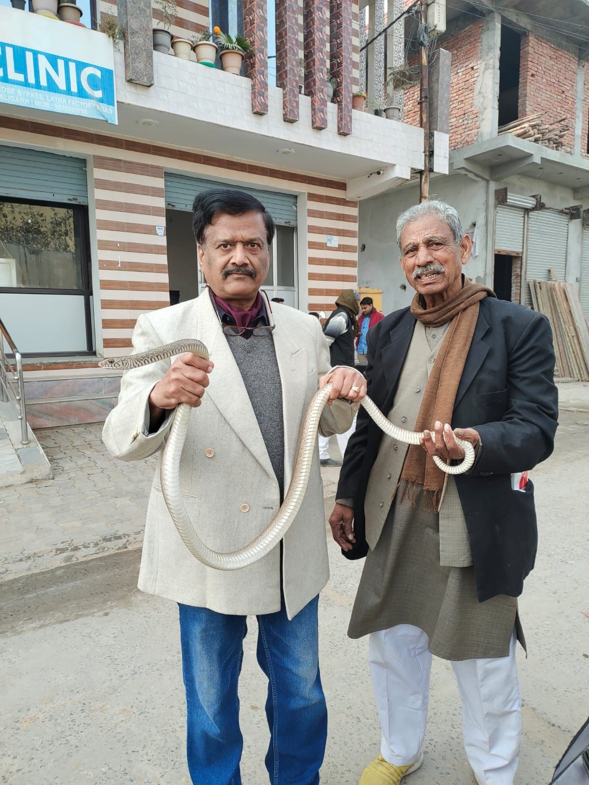 Ramswaroop's routine includes catching snakes and leaving them in a safe forest