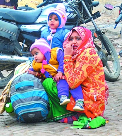 The weather turned again, clouds remained throughout the day, chances of increasing cold