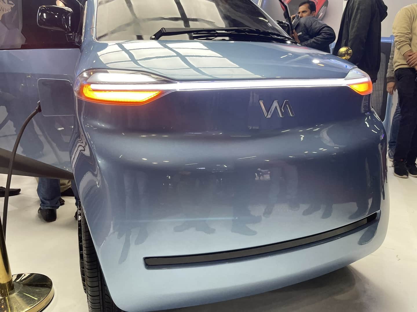 Auto Expo 2023 Vayve Mobility Unveils India's first Solar-Powered Electric Car Eva Know Range Features Specs