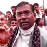 केंद्रीय मंत्री फग्गन सिंह कुलस्ते ने कांग्रेस के लिए अपशब्दों का प्रयोग किया है।