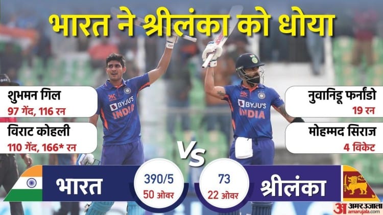 भारत बनाम श्रीलंका तीसरा वनडे
