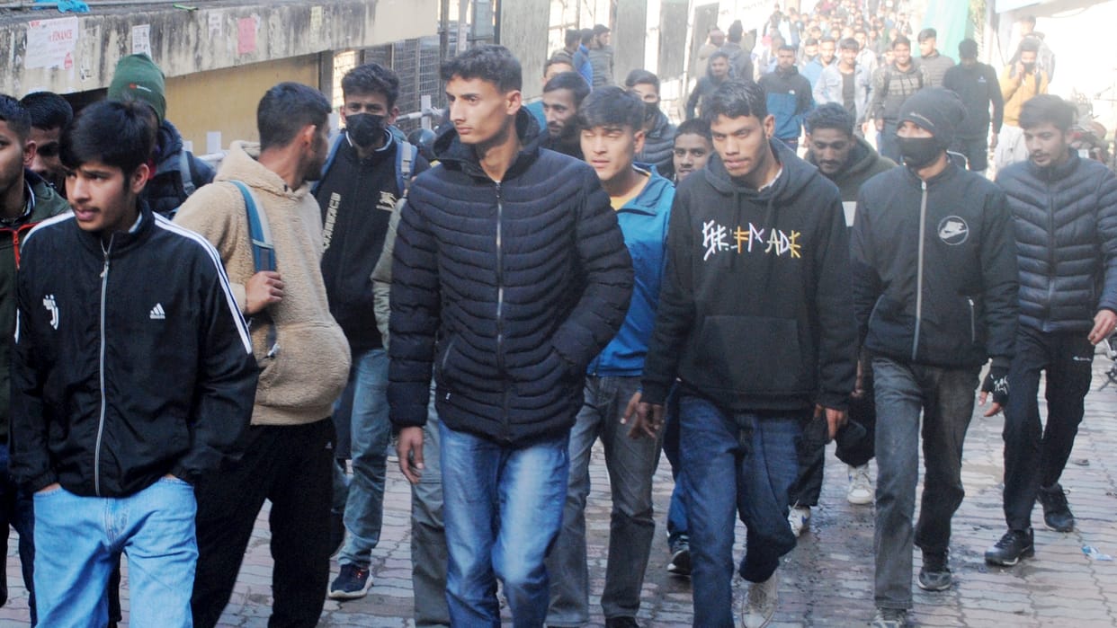 agniveer bharti in himachal 3295 candidates appeared in agniveer bharti  exam