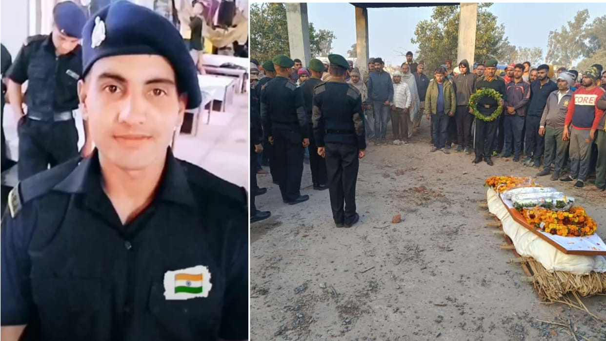 Injured jawan dies in accident, father donated organs