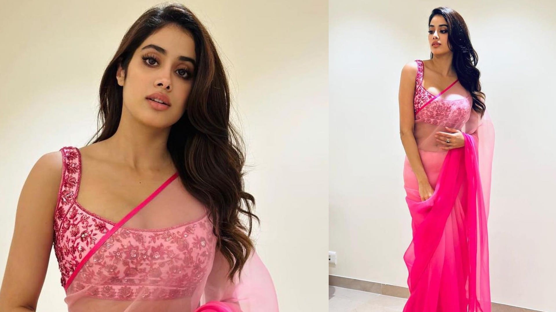Fashion Tips : These saree looks of janhvi kapoor are stunning and beatiful