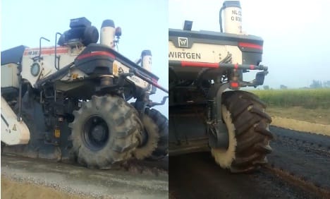 Construction of airport road with German technology in Kanpur, PWD claims  being used for the first time in th