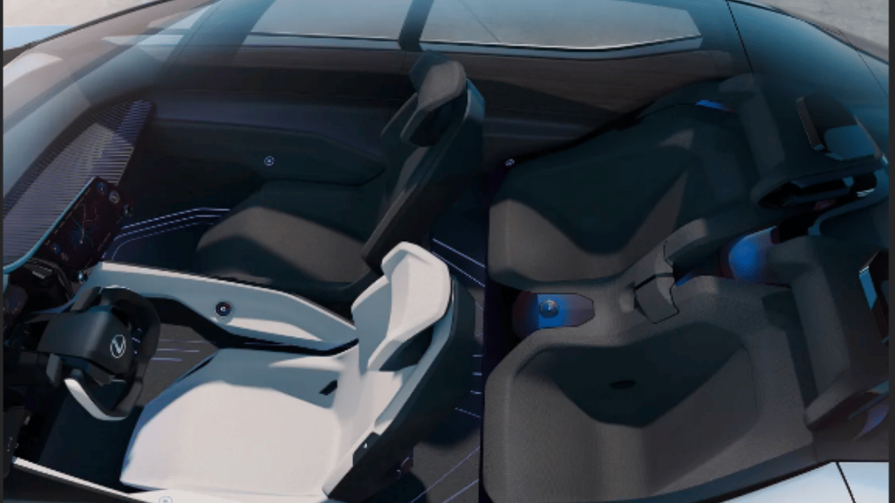 Lexus showed electric concept car lf z at the Auto Expo 2023, it catches the speed of 0 to 100 km in 3 second