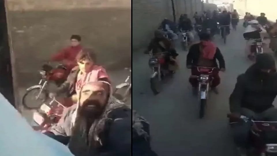 Pakistan Food Crisis, People chase wheat truck on bikes as food crisis deepens