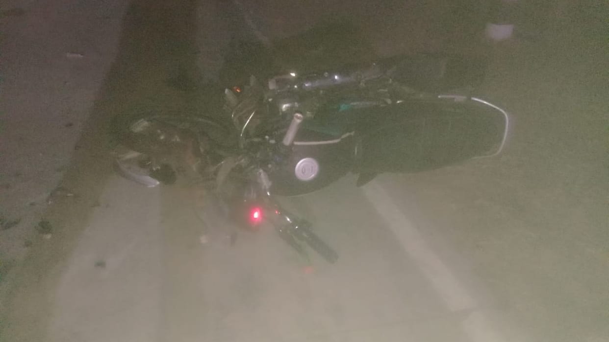 Two killed in a painful road accident in Shahdol three youths riding a bike were hit by an unknown vehicle