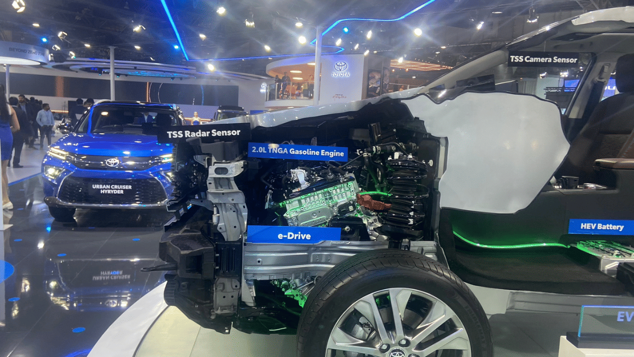 Toyota shows cracked down model of Innova Highcross at Auto Expo 2023 know features