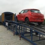 Maruti Car Loading on Train