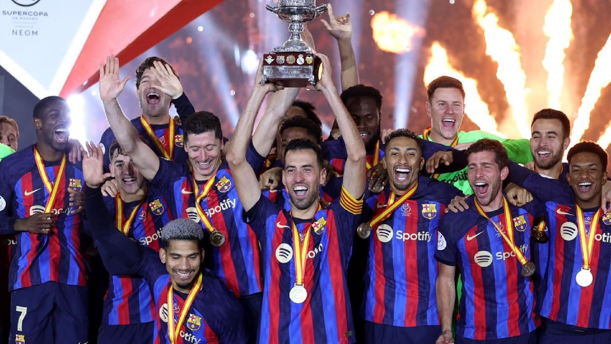Barcelona won the Super Cup without Messi, won the title for the 14th time