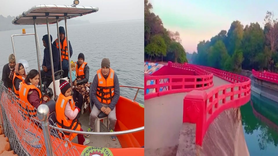 More than 150 tourists visited Chuka Beach in Pilibhit tiger reserve on Sunday