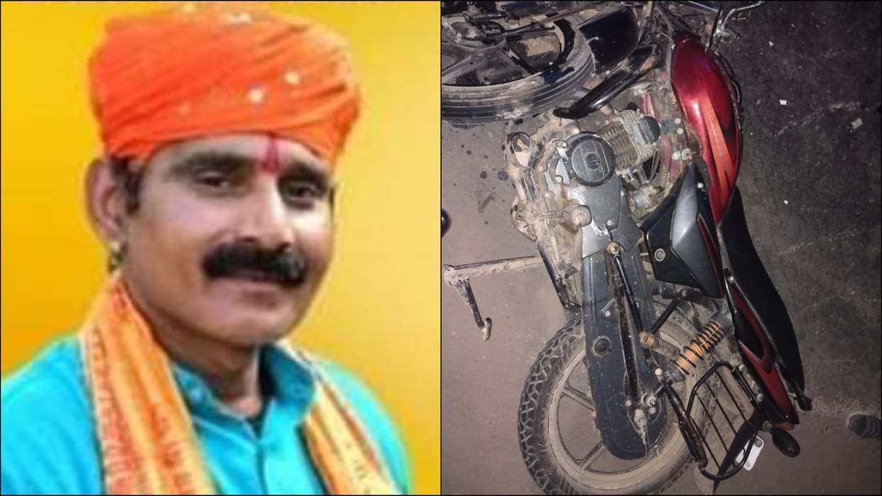 bundelkhandi folk singer anand dubey dies in road accident in damoh mp