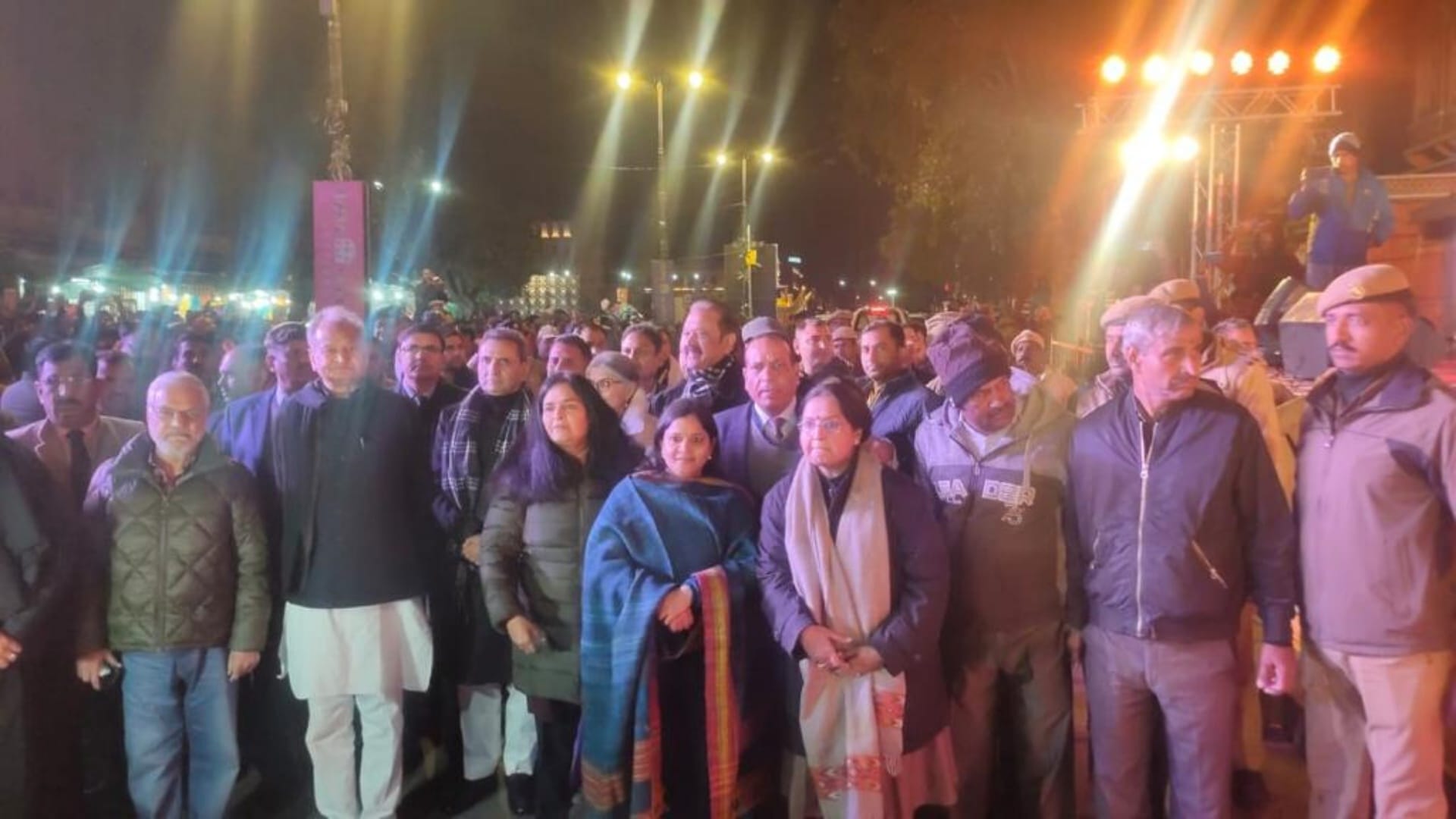 People had a lot of fun in Hawamahal Night Festival