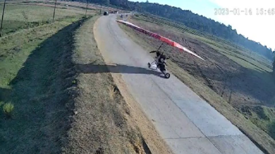 Karnataka Kodagu Paragliders Crash After Engine Failure