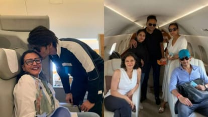 South Superstars allu arjun ram charan Jr NTR Mahesh Babu Nagarjuna Private jets inside photos