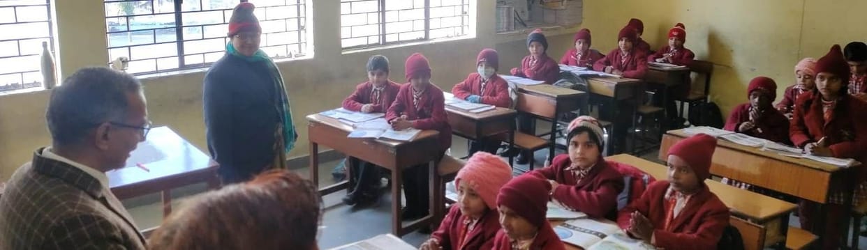 Apart from 10th and 12th, students of other classes were also present in the school.