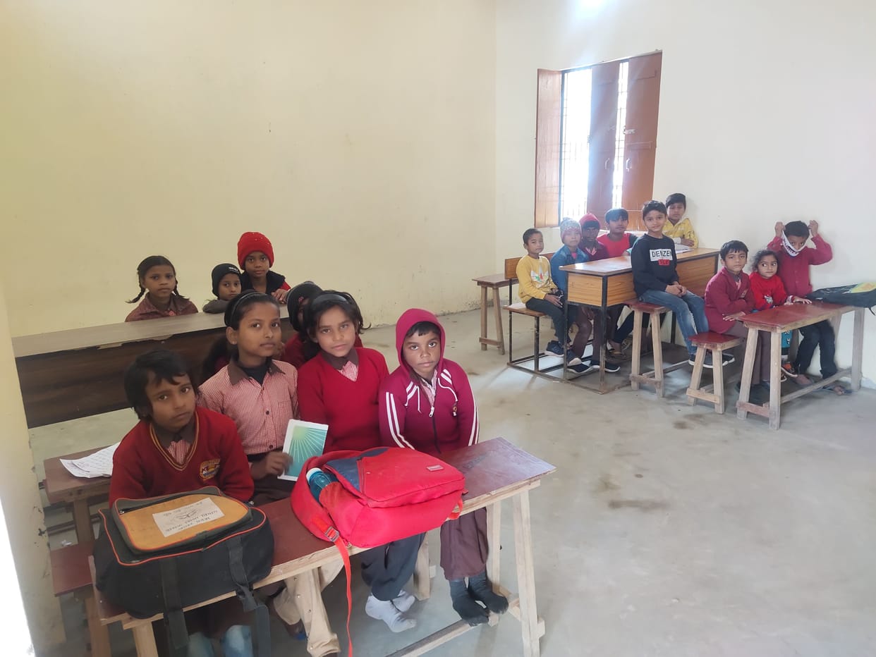 School opened, children arrived, brightness increased in schools