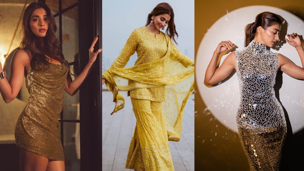 Fashion : Pooja Hegde Indian and western look for wedding and party