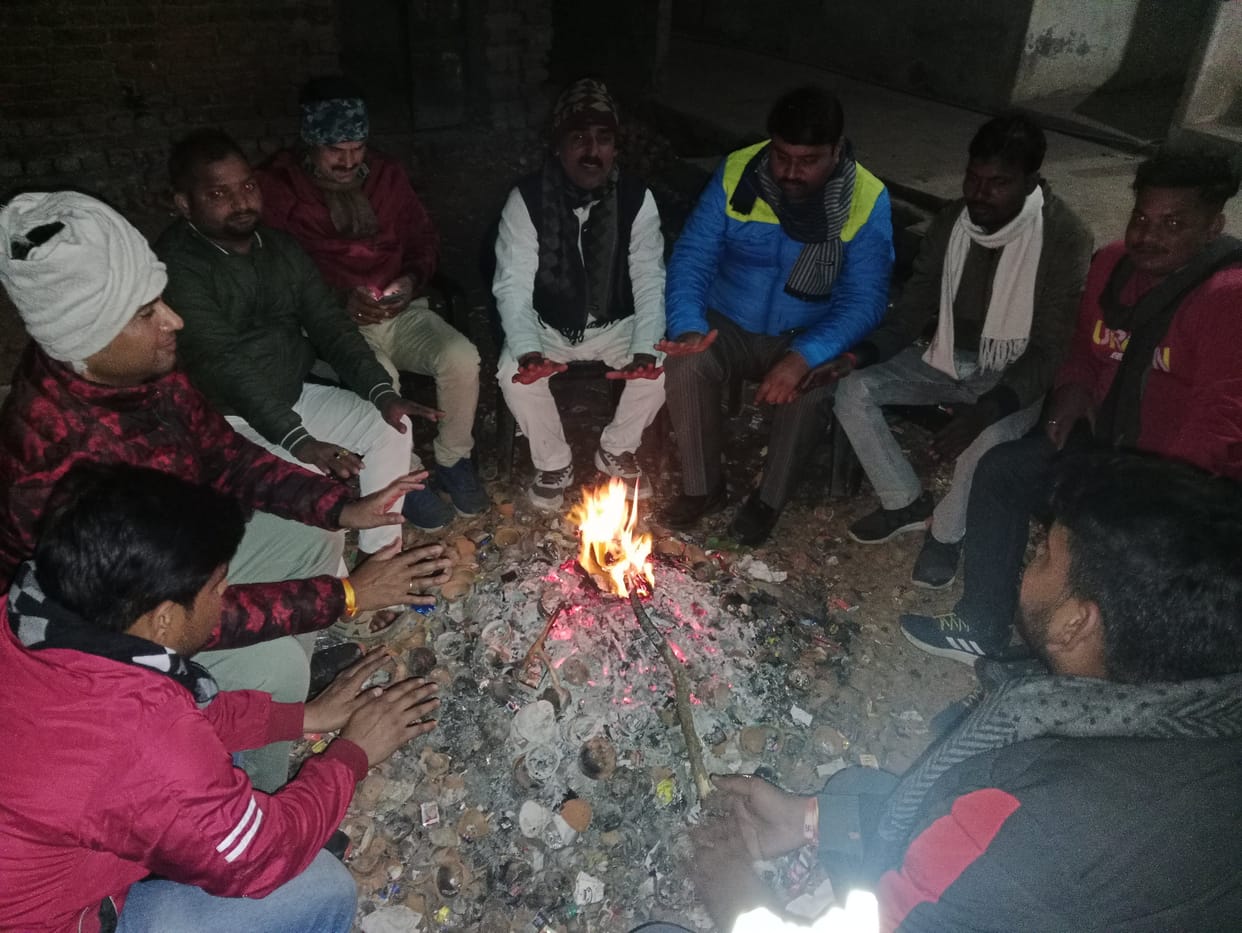 The mercury dropped to 6.3 degrees, people were chilled by the cold wave