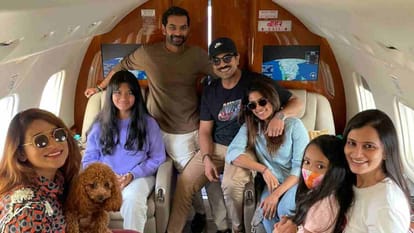 South Superstars allu arjun ram charan Jr NTR Mahesh Babu Nagarjuna Private jets inside photos