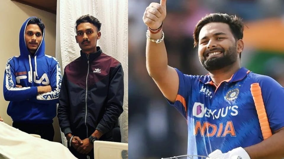 Rishabh Pant Thank to Rajat Kumar and Nishu Kumar to help him after accident