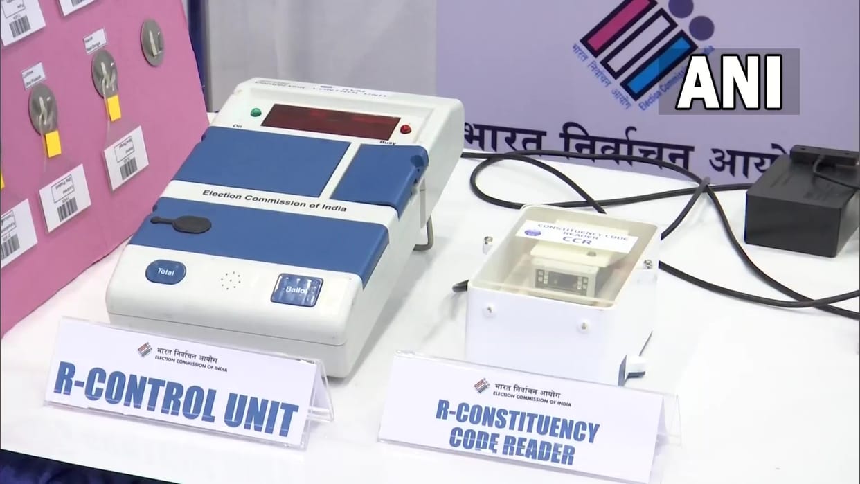 Election Commission Remote Voting Machine demo to representatives of Political Parties in Delhi news and updat