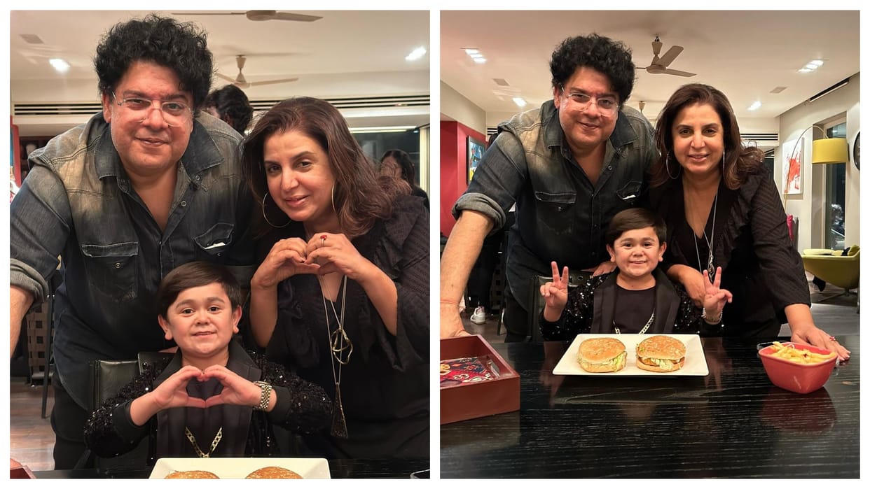 Farah Khan welcomes brother Sajid Khan Abdu Rozik out of Bigg Boss 16 house with burgers and fries