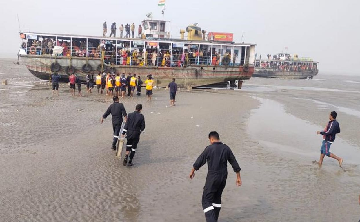 West Bengal: Indian Coast Guard rescues 511 pilgrims returning from Ganga sagar