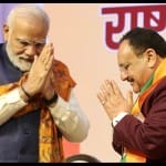 प्रधानमंत्री नरेंद्र मोदी और भाजपा के राष्ट्रीय अध्यक्ष जेपी नड्डा।