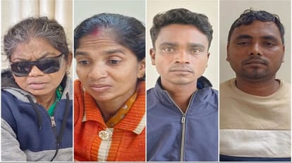 धमतरी में पकड़े गए आरोपी नक्सली।