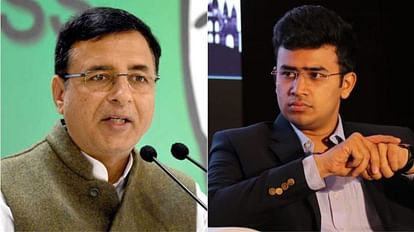 Indigo: new complaint from Surjewala in the case of the opening of the emergency door of the plane, serious allegations against Tejashwi Surya Randeep Surjewala and Tejashwi Surya