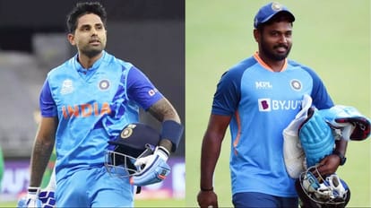 VIDEO: फैंस ने सूर्यकुमार से पूछा- हमारा संजू किधर है? SKY का जवाब जीत लेगा आपका दिल, देखें सूर्यकुमार यादव और संजू सैमसन