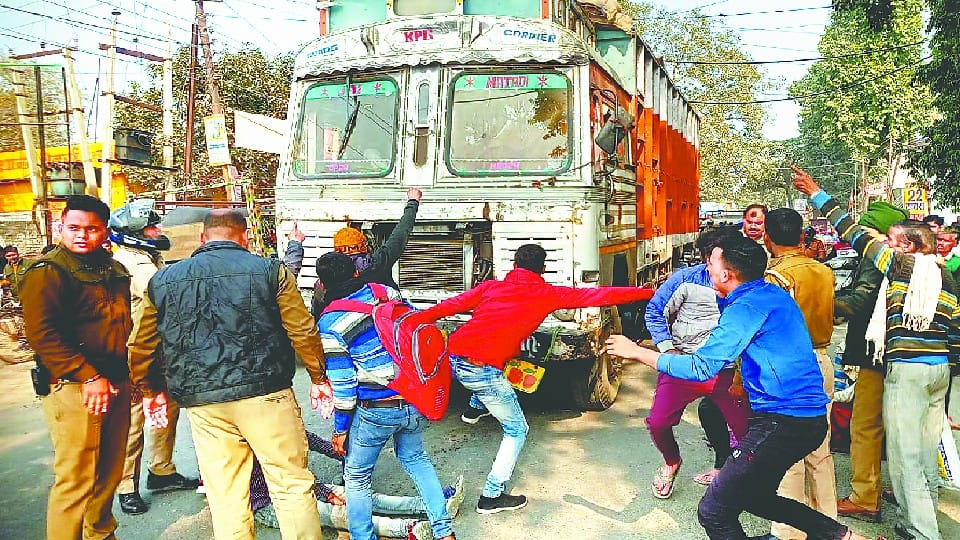 Woman crushed to death by truck on road in budaun