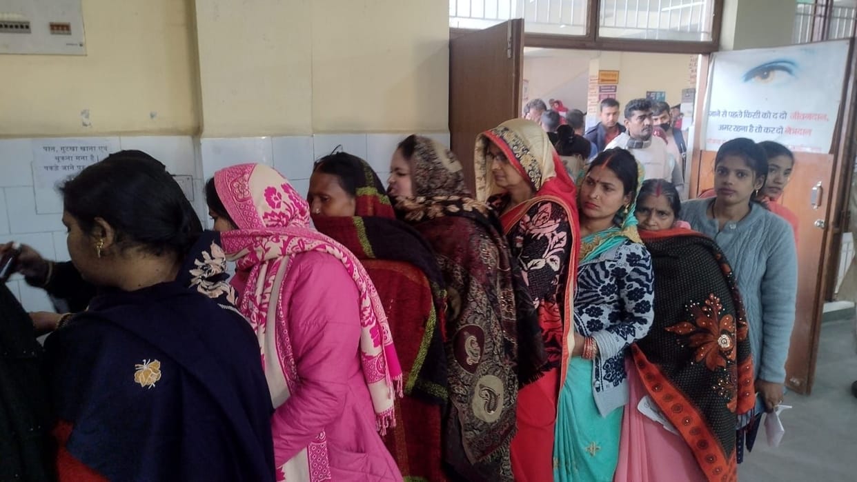 Fluctuations in the weather, increased patients in the hospital