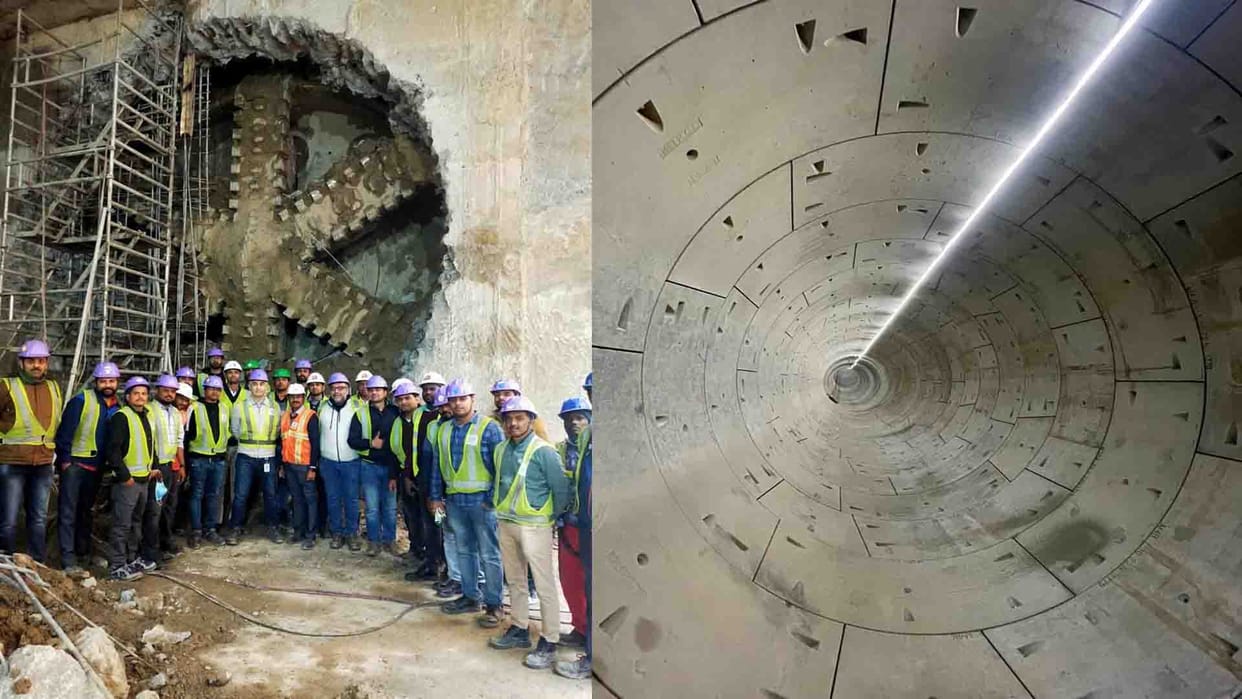 Kanpur: Second tunnel built from Bada Chauraha to Nayaganj underground metro station