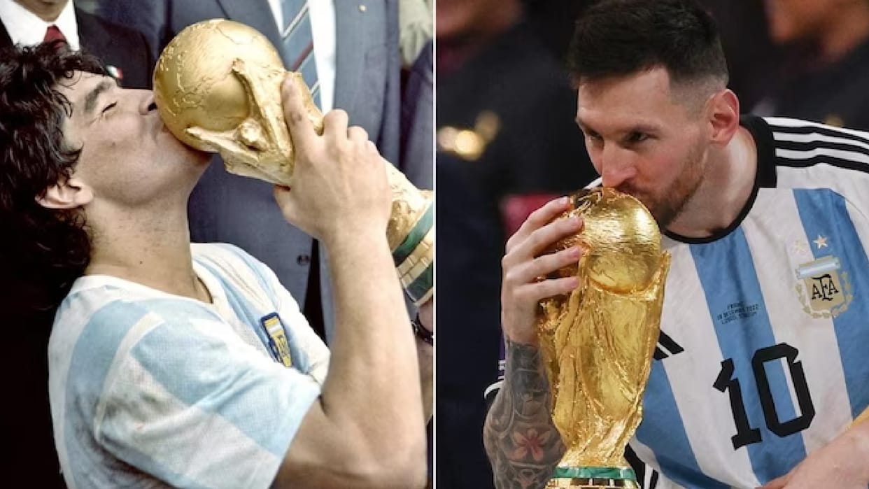 Lionel Messi Argentina world cup winner coach lionel Scaloni called Messi greater than Diego Maradona