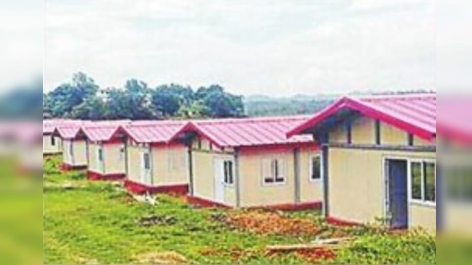 Joshimath: Models of prefabricated houses to be built in Koti Farm four places marked