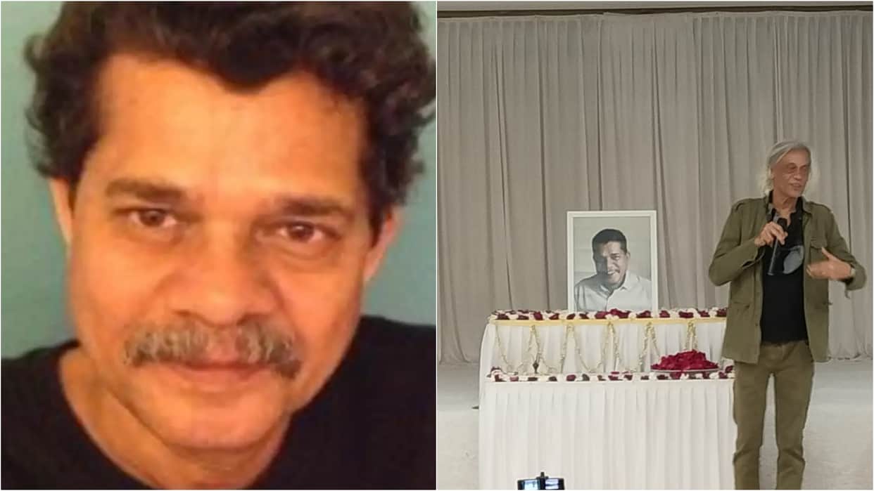 Sanjay Chauhan Prayer Meet Sudhir mishra throat chokes with emotions Ashwini tigmanshu dhulia remembers him