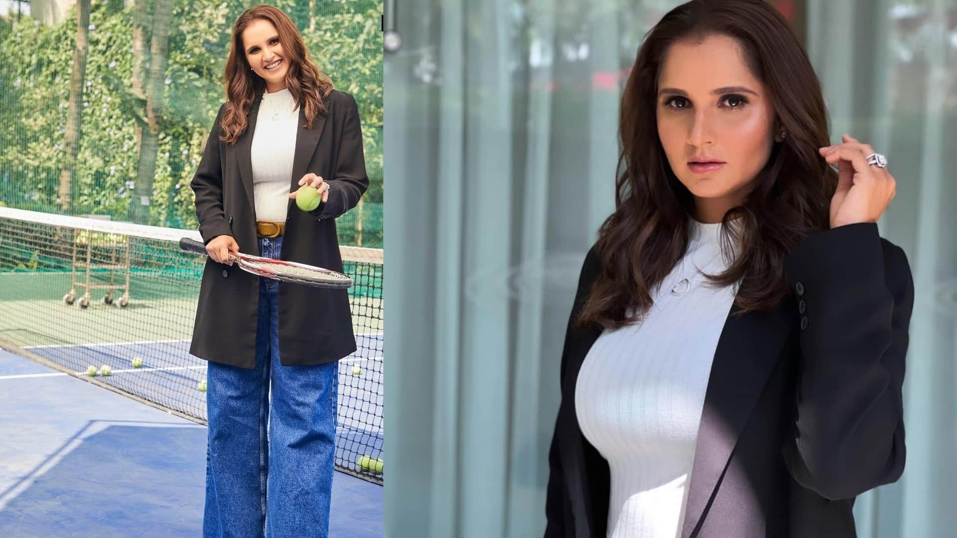 Fashion : Tennis Star Sania Mirza always gives boss lady vibe glamorous look