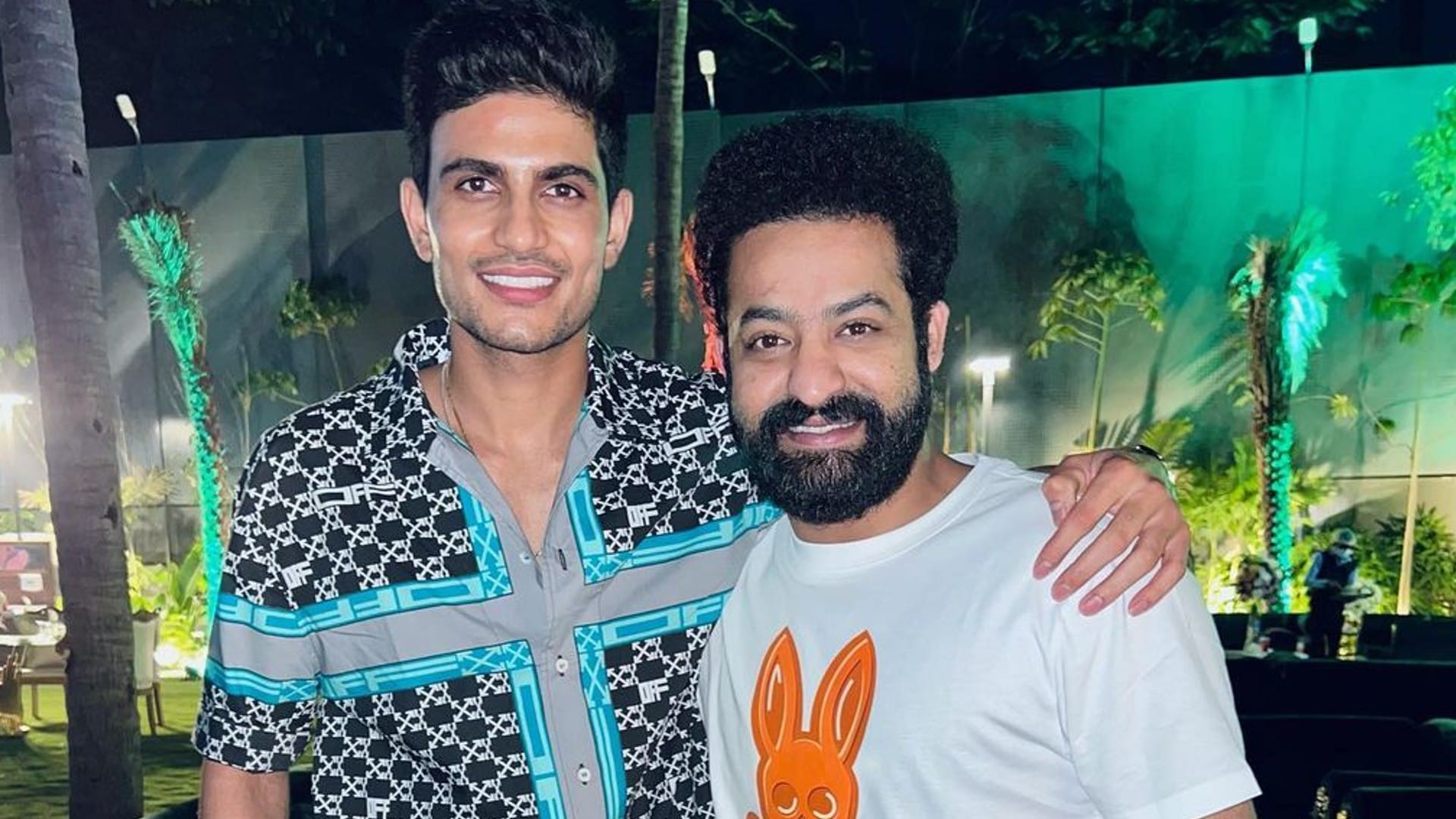 IND vs NZ Yuzvendra Chahal Suryakumar yadav Shubman Gill shardul thakur  met RRR Actor Jr NTR