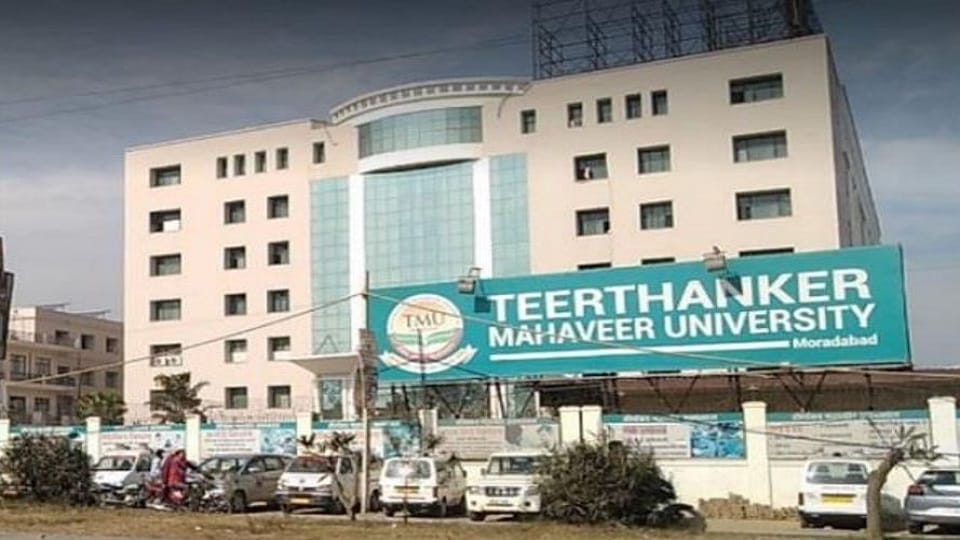 Moradabad: B.Tech student dies after falling from fifth floor, incident at TMU University, chaos on the spot