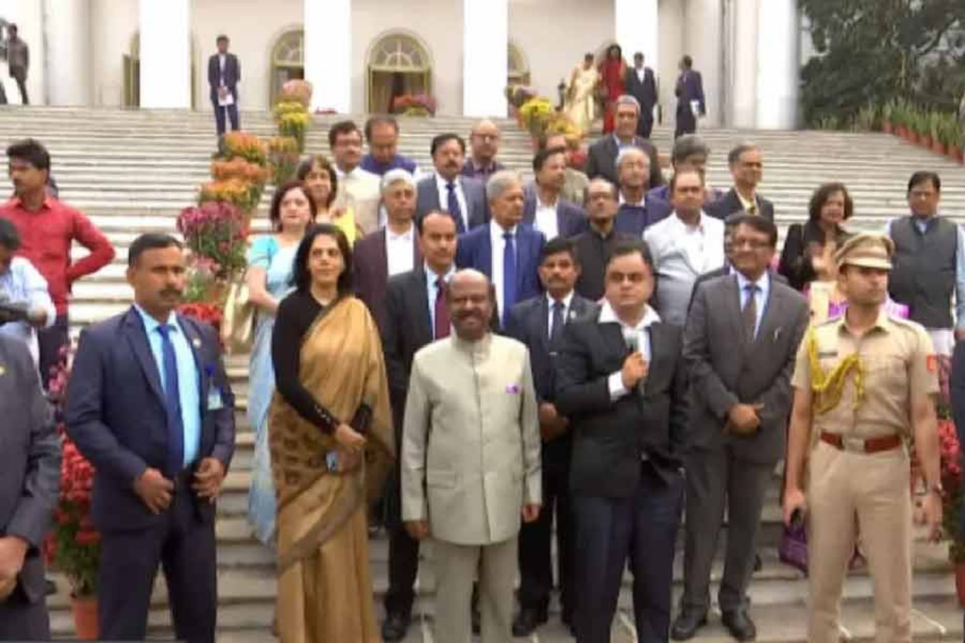 West Bengal- Minister Bratya Basu with Governor CV Anand Bose