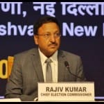 मुख्य चुनाव आयुक्त राजीव कुमार।